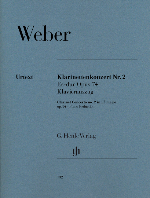 Front Cover Image Klarinettenkonzert Nr. 2 Es-dur op. 74