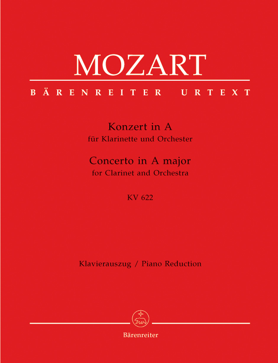 Front Cover Image Konzert für Klarinette und Orchester A-Dur KV 622