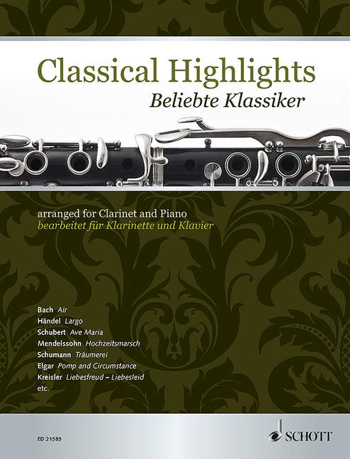 Front Cover Image Beliebte Klassiker für Klarinette