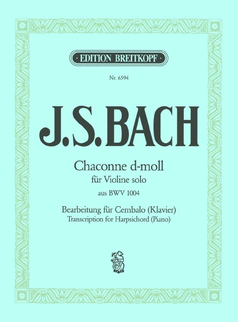 Other Cover Image Chaconne aus der Partita II d-moll BWV 1004