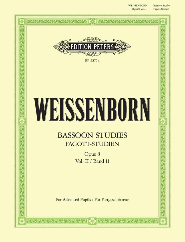 Other Cover Image Fagott-Studien, Heft 2: für Fortgeschrittene op. 8