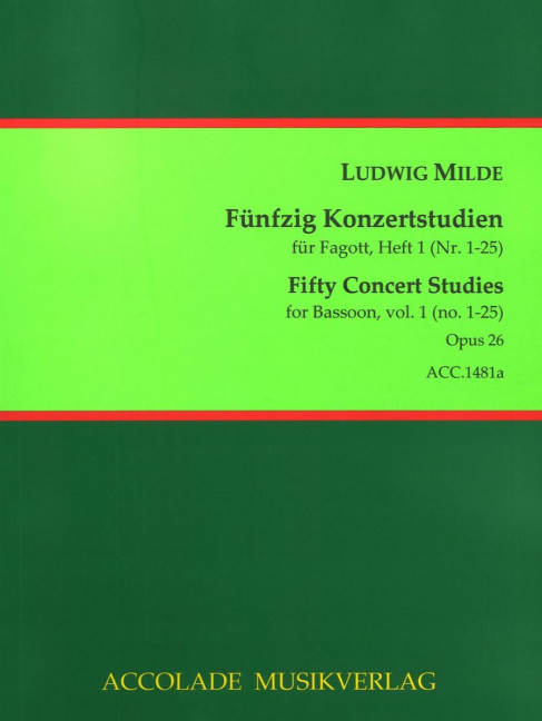 Front Cover Image 50 Konzertstudien op. 26 - Heft 1