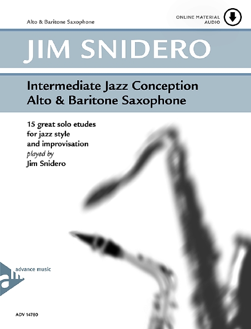 Front Cover Image Intermediate Jazz Conception Alto & Baritone Saxophone
