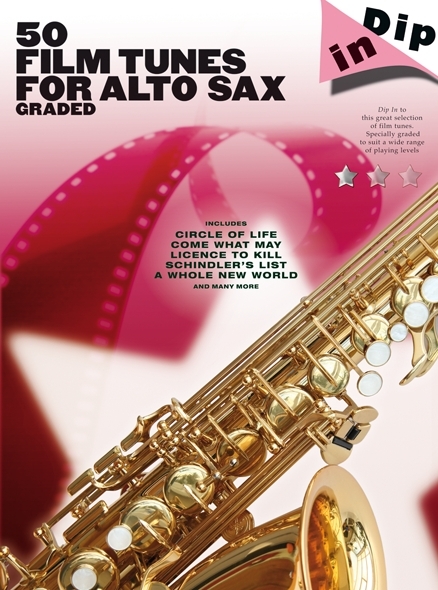 Front Cover Image Dip In 50 Film Tunes for Alto Sax