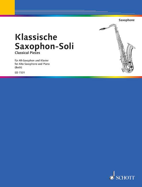 Front Cover Image Klassische Saxophon-Soli