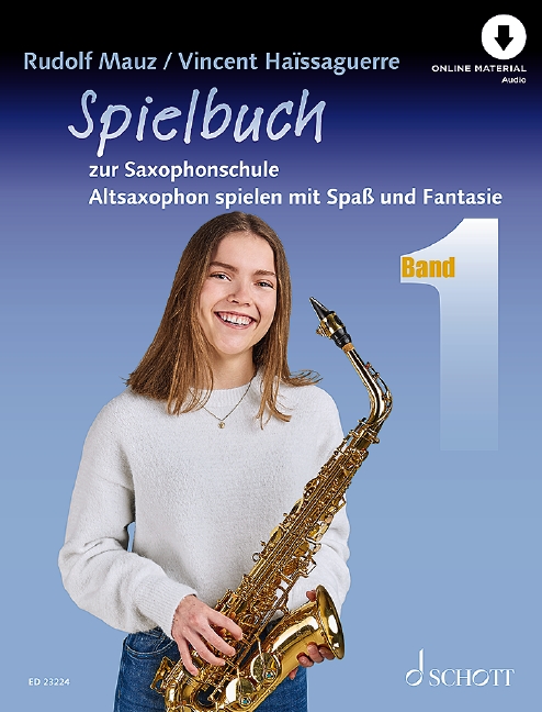 Front Cover Image Spielbuch zur Saxophonschule Band 1