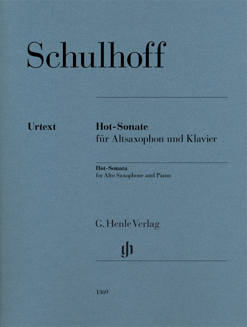 Front Cover Image Hot-Sonate für Altsaxophon und Klavier