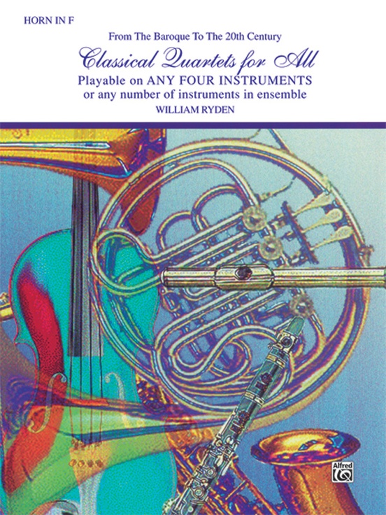 Front Cover Image Classical Quartets for All - Horn
