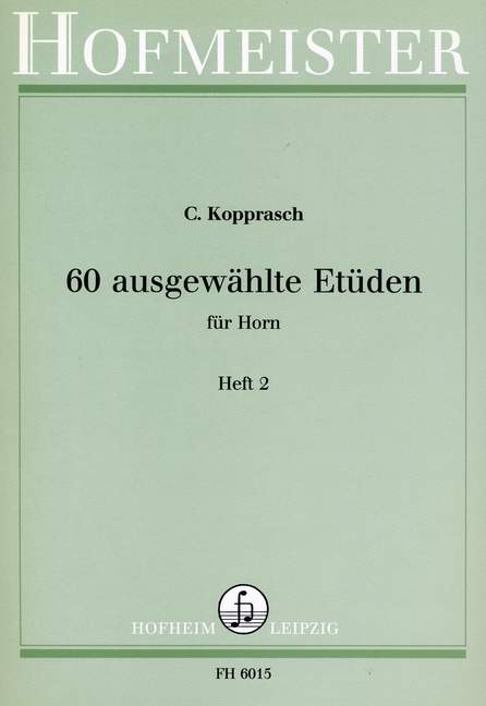 Front Cover Image 60 ausgewählte Etüden, Heft 2