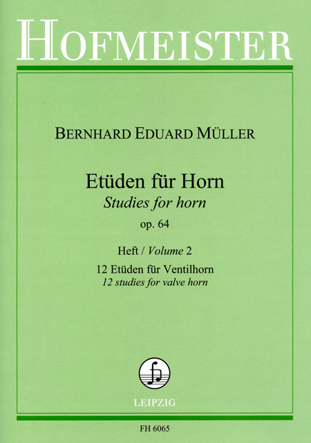 Front Cover Image Etüden für Horn op. 64, Heft 2