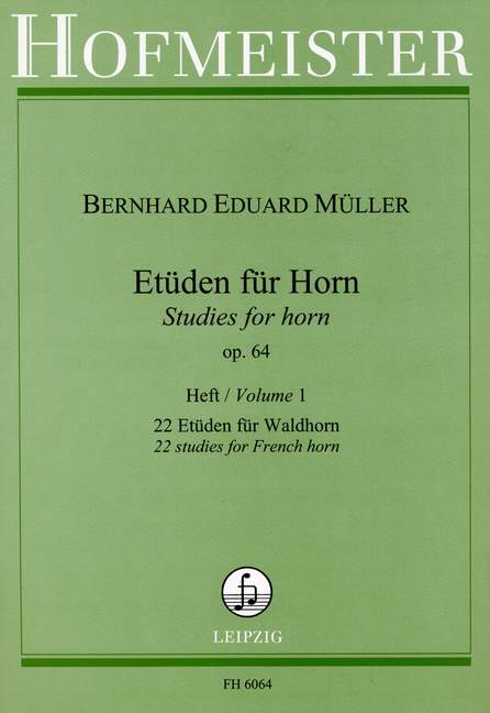 Other Cover Image Etüden für Horn op. 64, Heft 1