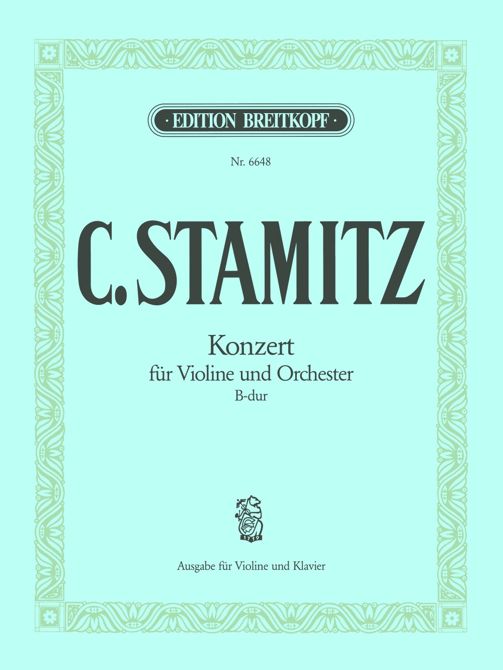 Other Cover Image Violinkonzert B-dur