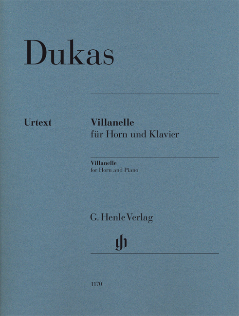 Front Cover Image Villanelle für Horn und Klavier