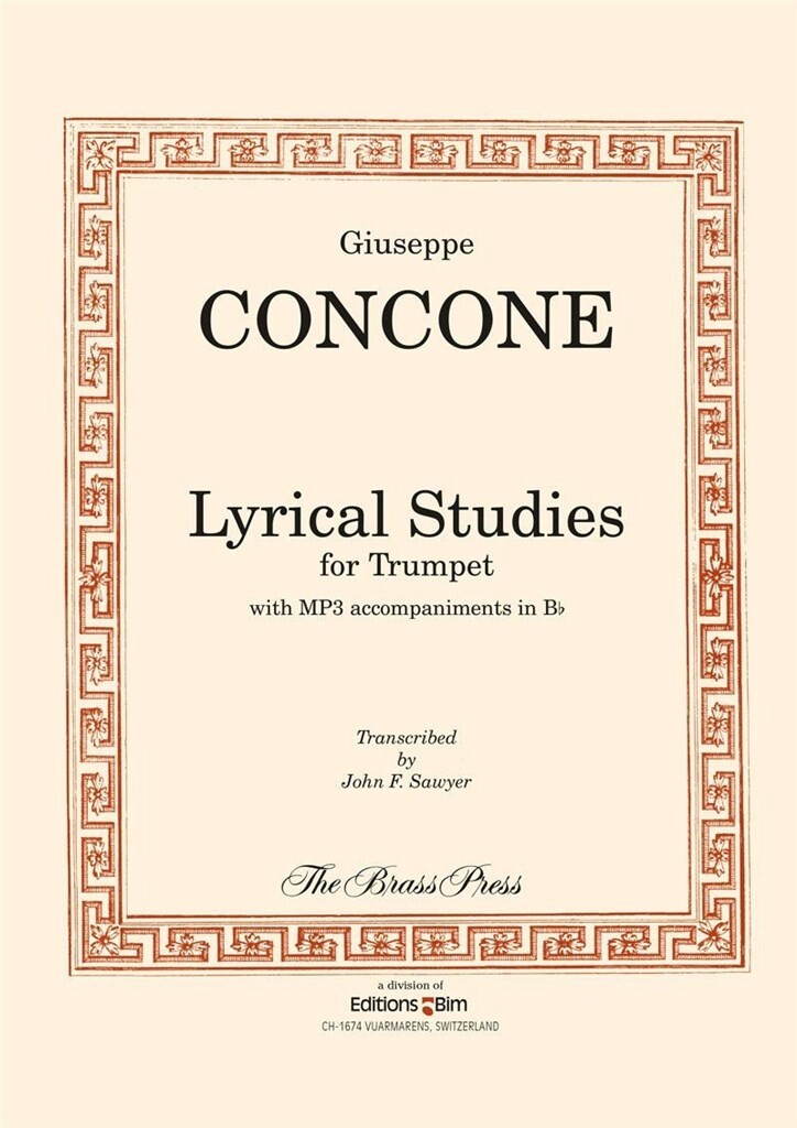 Front Cover Image Lyrical Studies for Trumpet