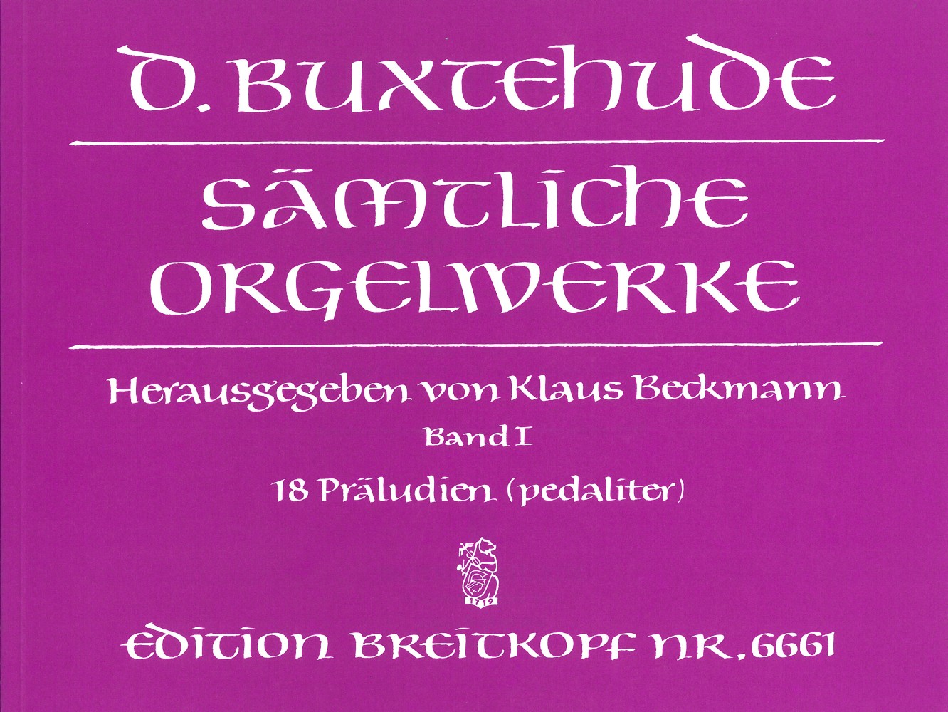 Other Cover Image Sämtliche Orgelwerke, Band I