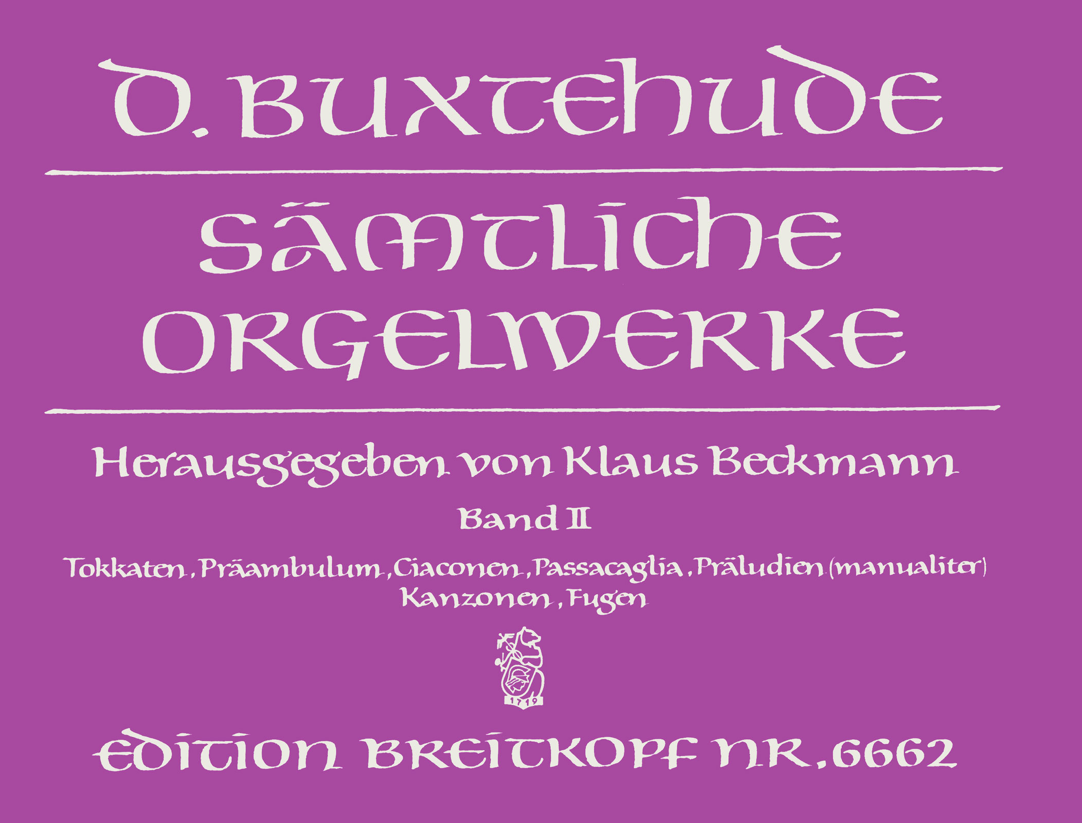 Other Cover Image Sämtliche Orgelwerke, Band II