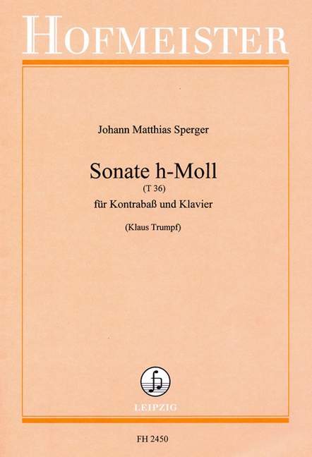 Other Cover Image Sonate h-Moll T36