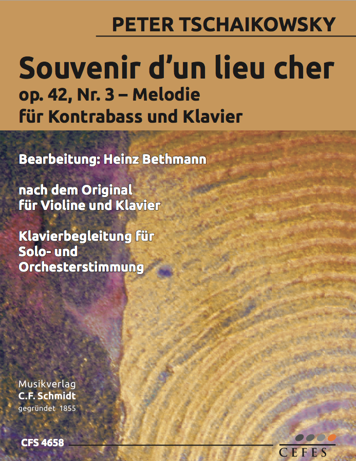 Front Cover Image Souvenir d'un lieu cher op. 42, Nr. 3 Melodie
