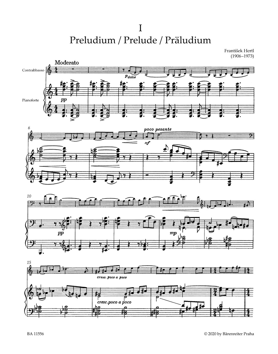 Other Cover Image Vier Stücke für Kontrabass und Klavier