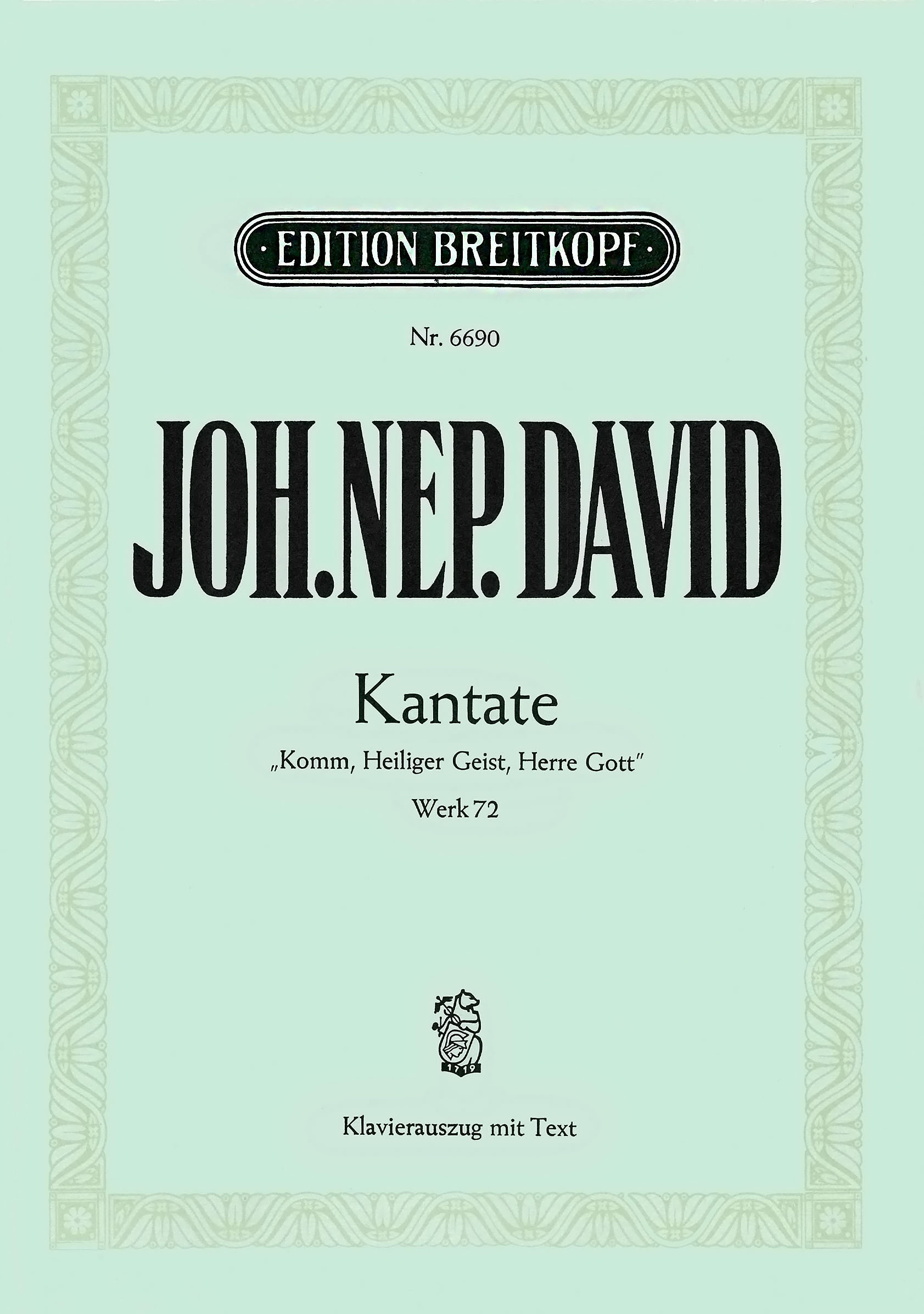 Other Cover Image Komm, Heiliger Geist Werk 72