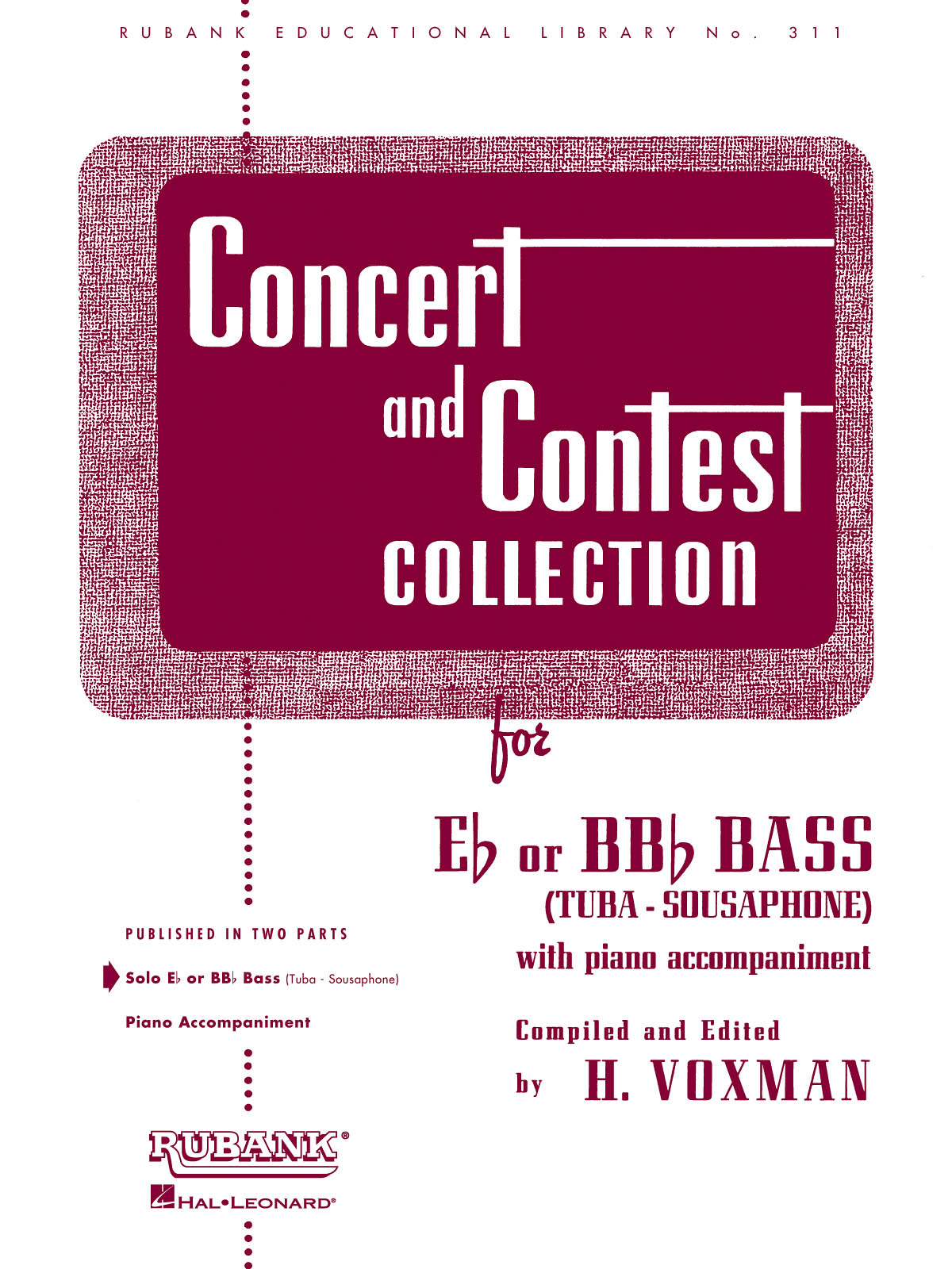 Front Cover Image Concert and Contest Collection - Tuba