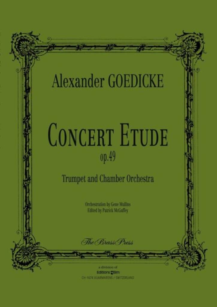 Front Cover Image Concert Etude op. 49