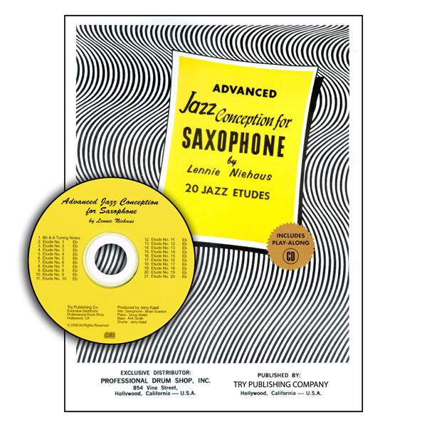 Front Cover Image Advanced Jazz Conception for Saxophone