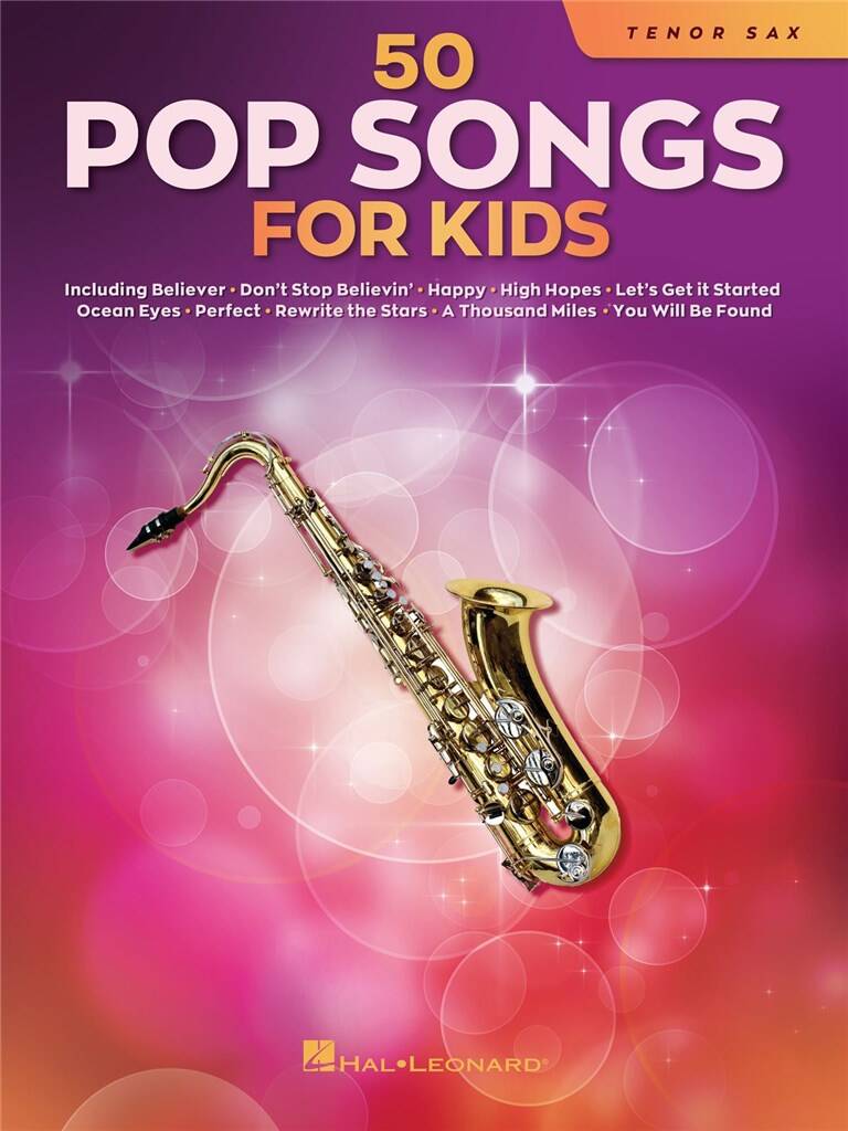 Front Cover Image 50 Pop Songs for Kids