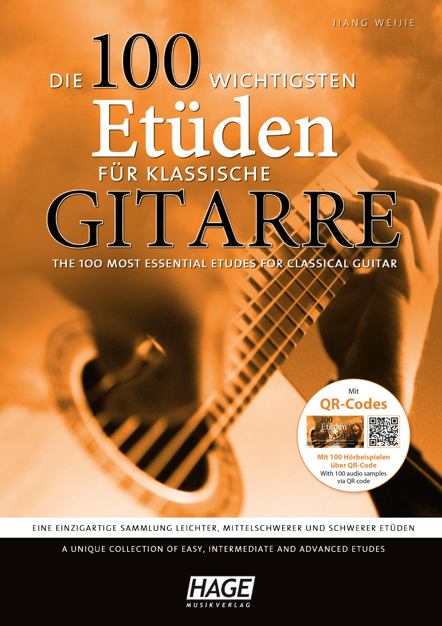 Front Cover Image Die 100 wichtigsten Etüden für klassische Gitarre