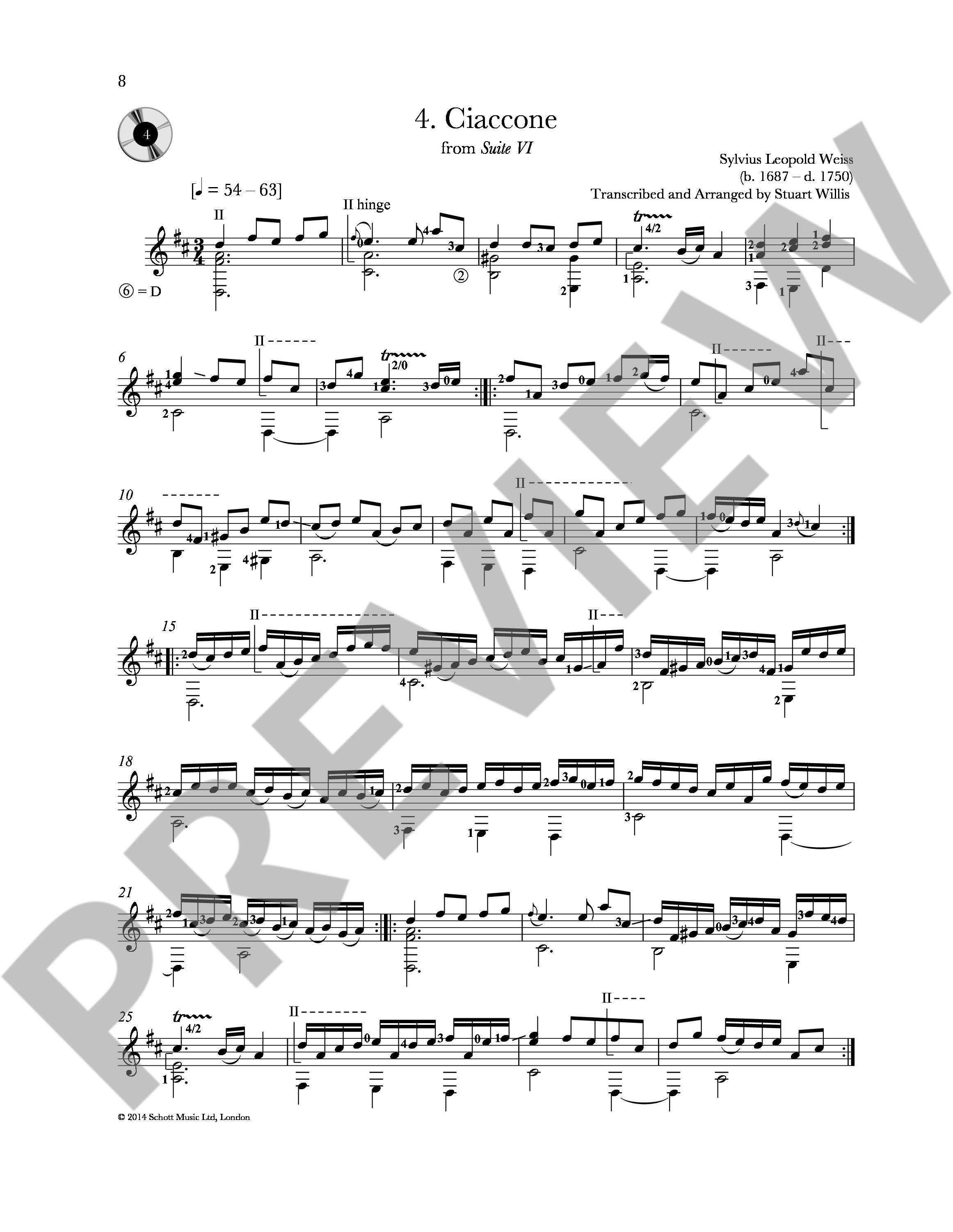 Other Cover Image Baroque Guitar Anthology 4