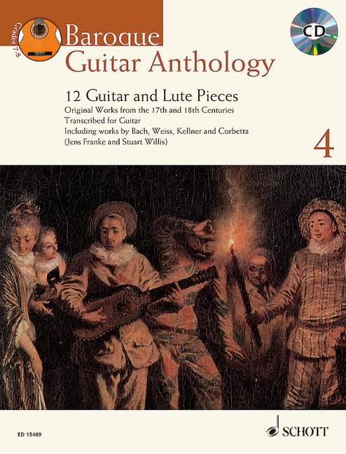 Front Cover Image Baroque Guitar Anthology 4