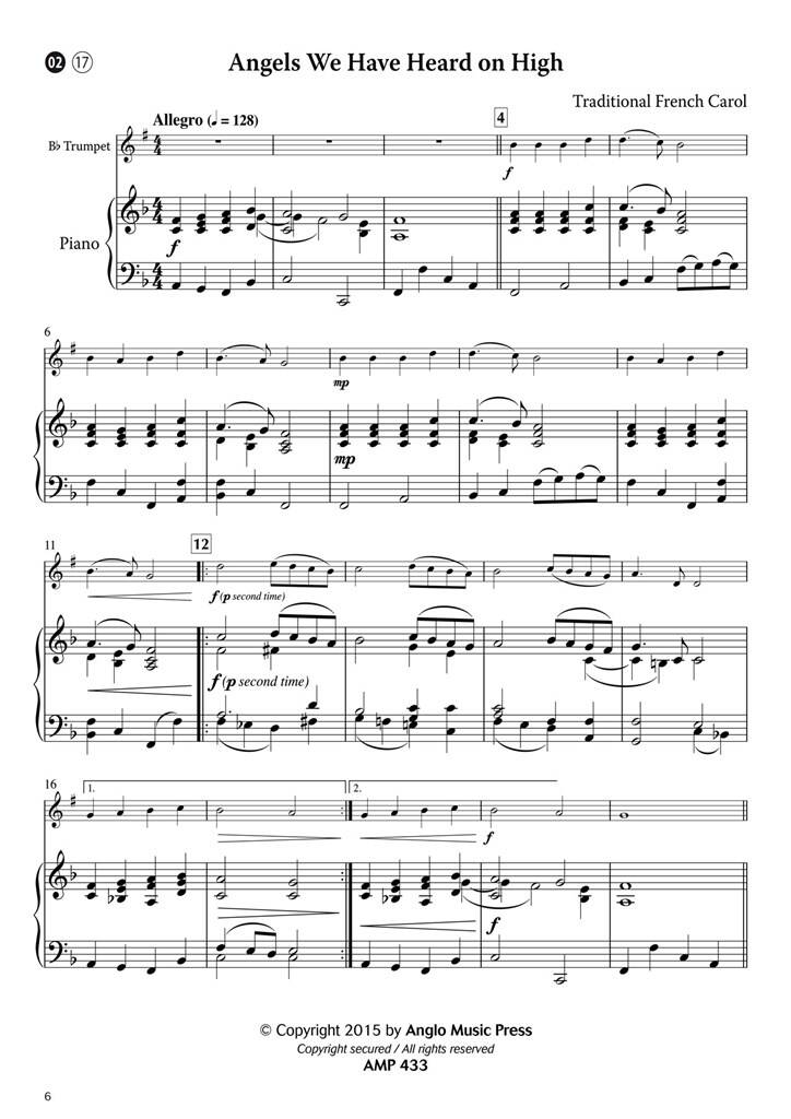 Other Cover Image 15 Intermediate Christmas Carols