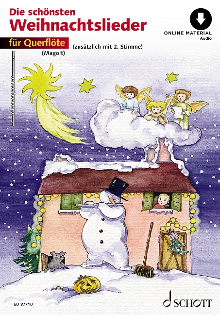 Front Cover Image Die schönsten Weihnachtslieder für Querflöte