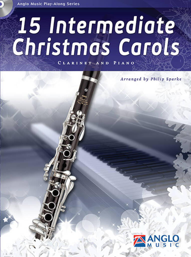Front Cover Image 15 Intermediate Christmas Carols