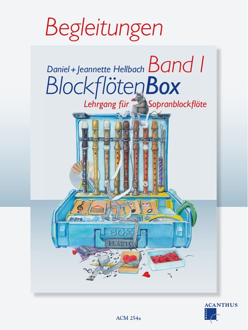 Front Cover Image BlockflötenBox Band 1 - Begleitungen