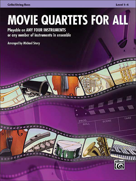 Other Cover Image Movie Quartets for All - Cello / String Bass