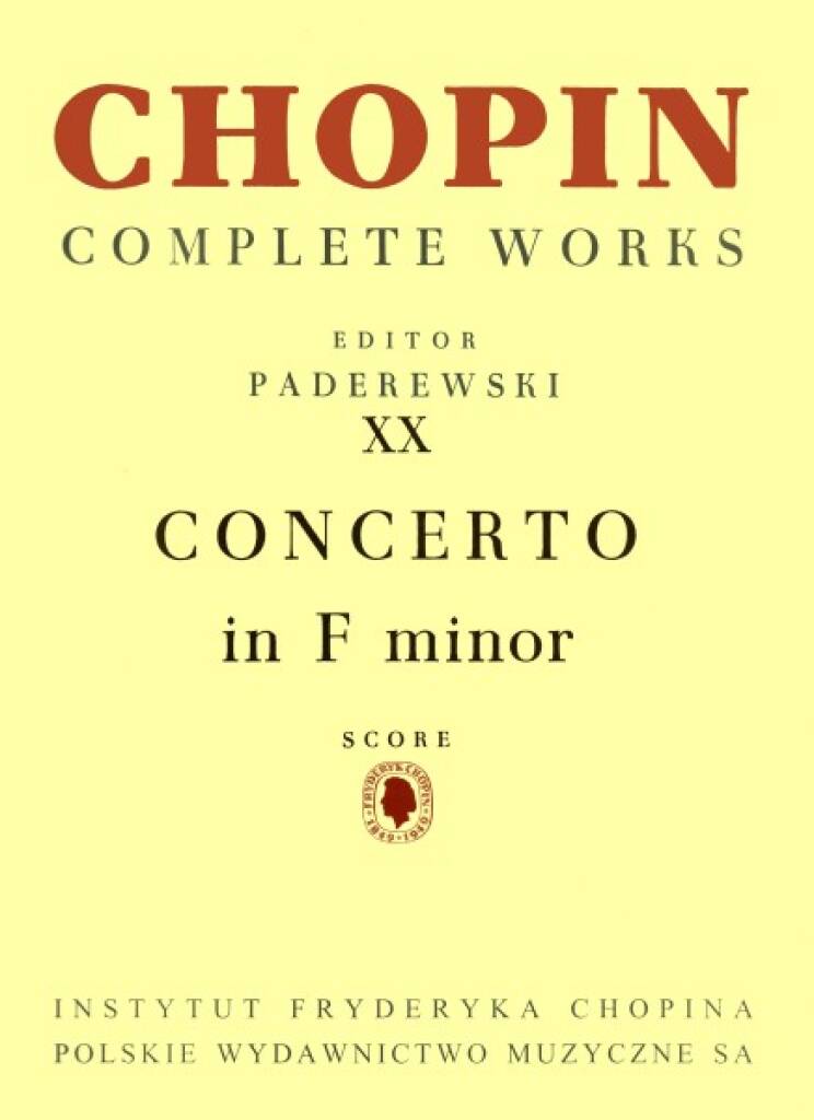 Front Cover Image Klavierkonzert Nr. 2 f-moll op. 21