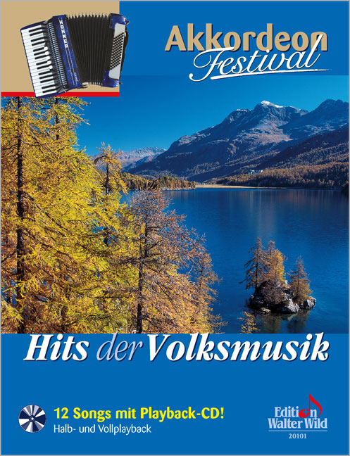 Front Cover Image Hits der Volksmusik mit Playback-CD