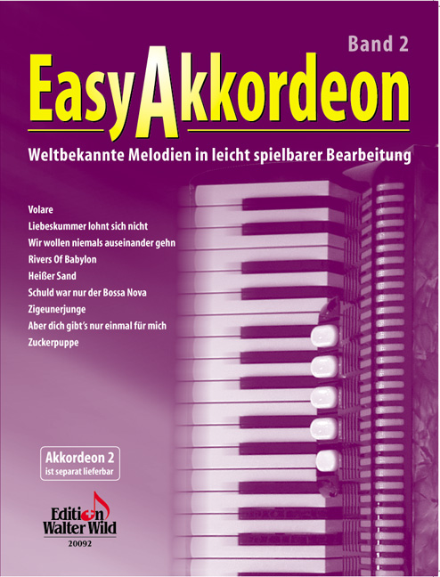 Front Cover Image Easy Akkordeon 2