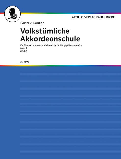 Front Cover Image Volkstümliche Akkordeonschule