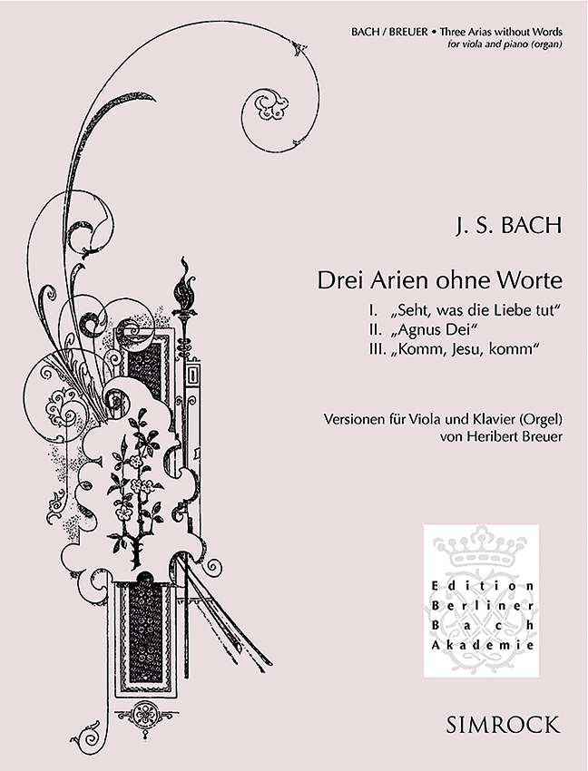 Front Cover Image Drei Arien ohne Worte