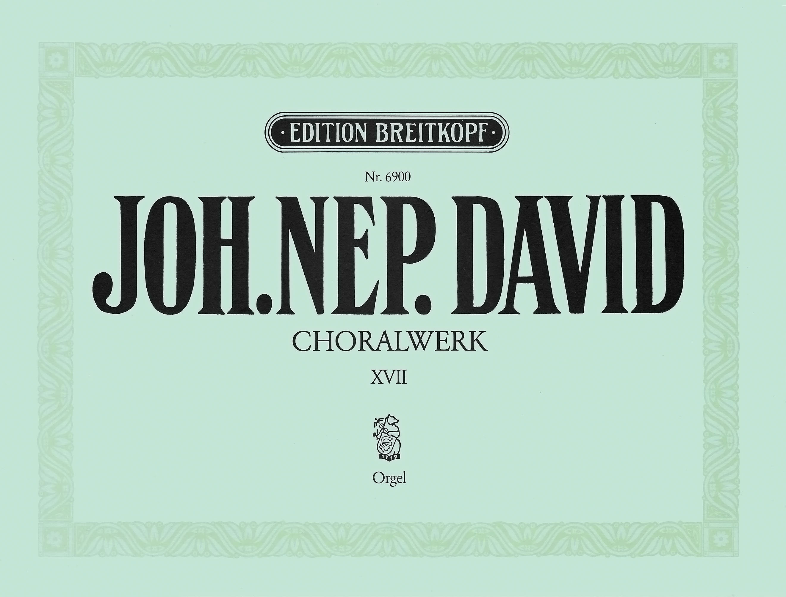 Front Cover Image Choralwerk, Heft 17 Nr. 46 (1969)