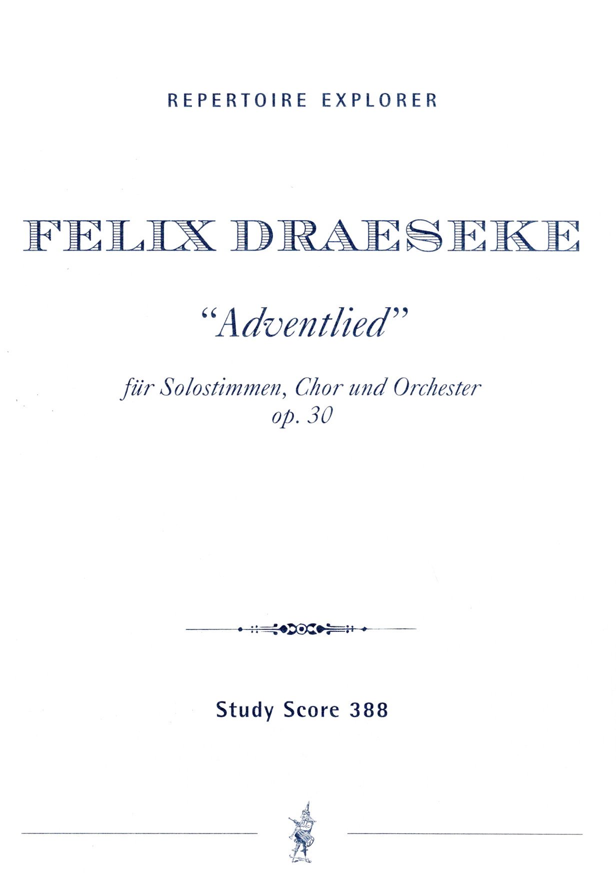 Front Cover Image Adventlied nach Friedrich Rückert op. 30