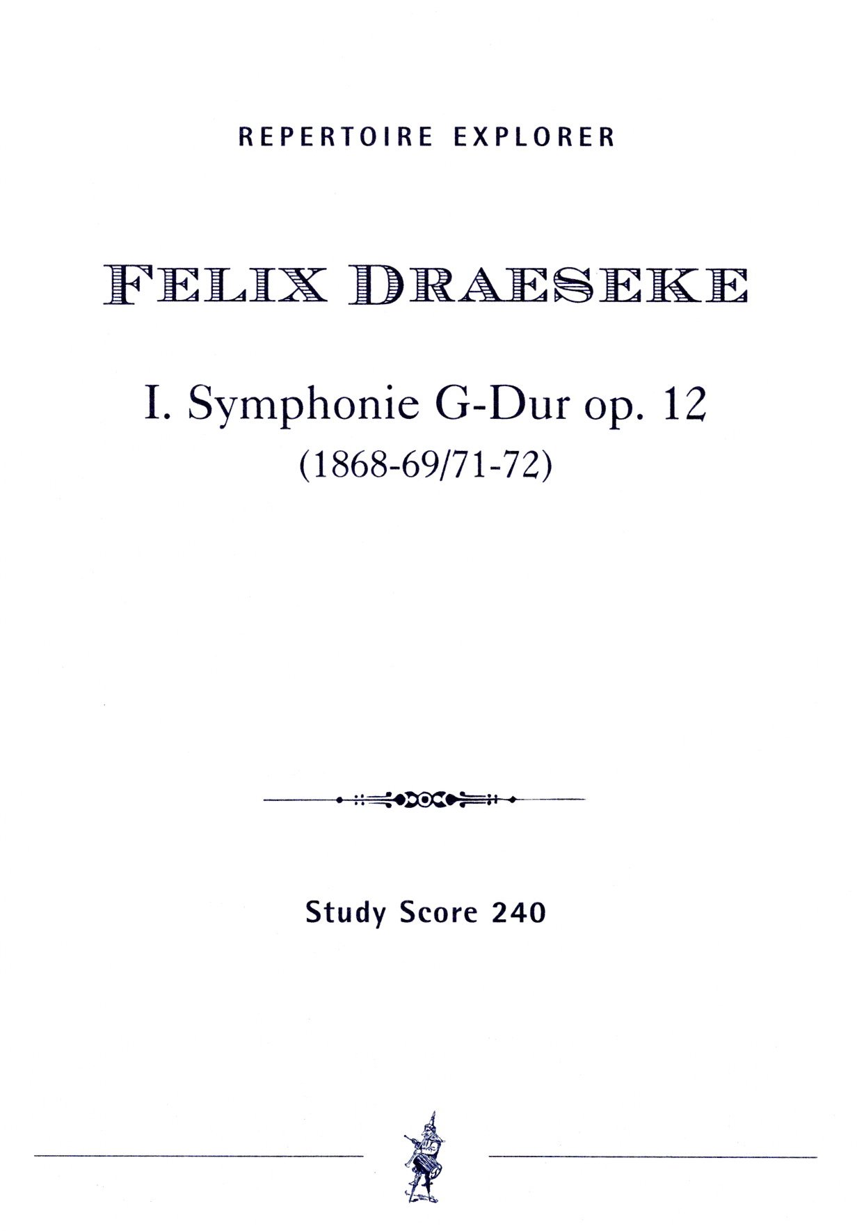 Front Cover Image Symphonie Nr.1 G-Dur op. 12