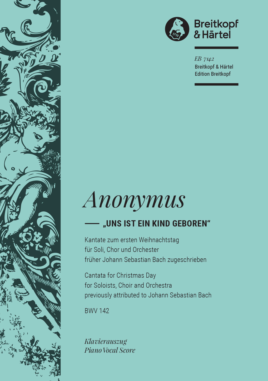 Front Cover Image Kantate BWV 142 „Uns ist ein Kind geboren“