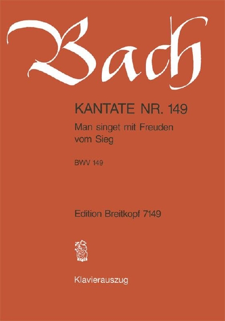 Other Cover Image Kantate BWV 149 „Man singet mit Freuden vom Sieg“