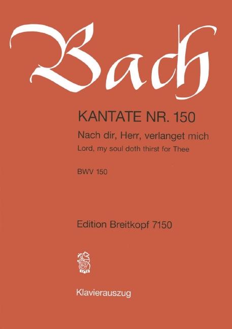 Other Cover Image Kantate BWV 150 „Nach dir, Herr, verlanget mich“