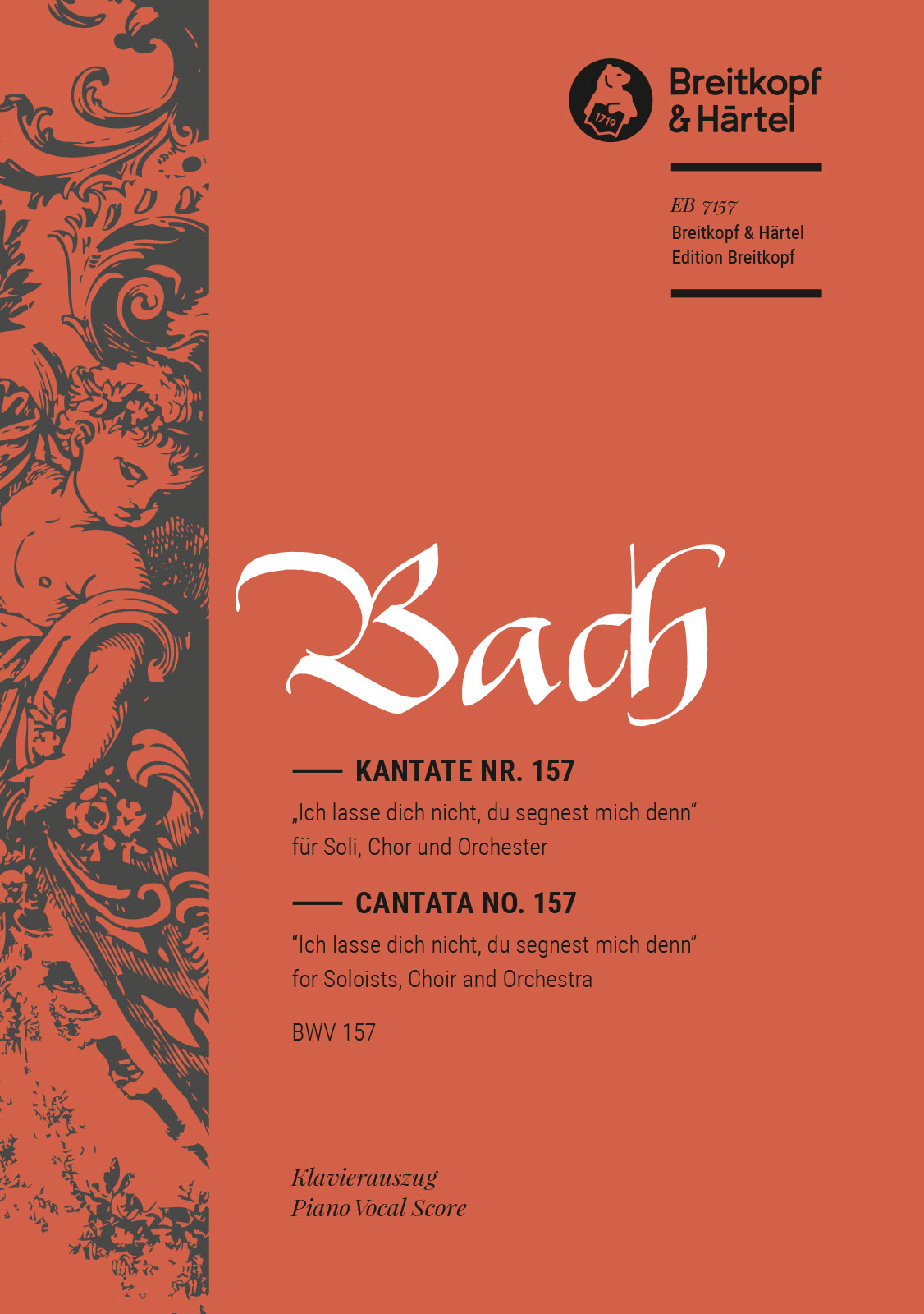 Other Cover Image Kantate BWV 157 „Ich lasse dich nicht, du segnest mich denn“