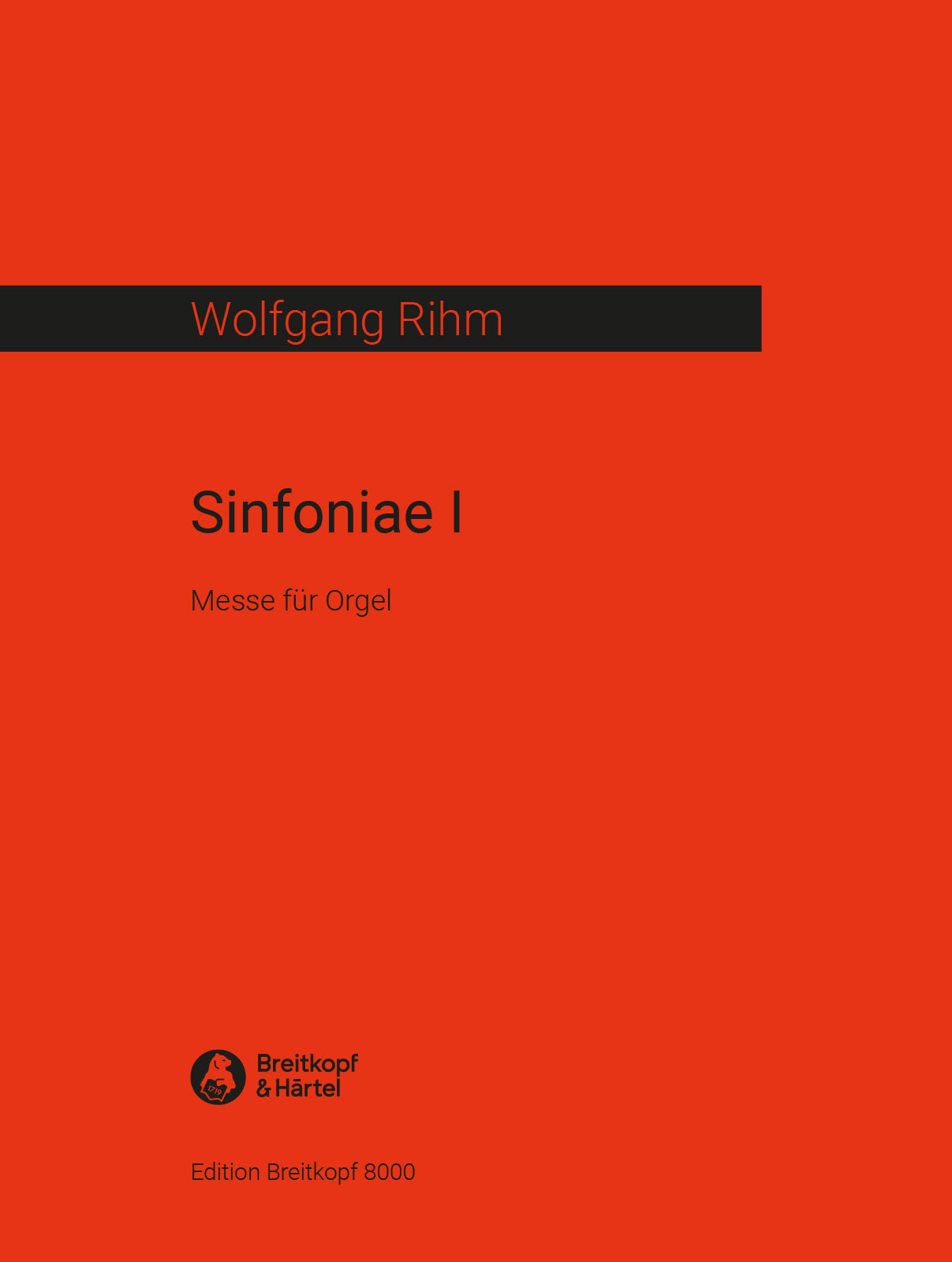 Other Cover Image Sinfoniae I. Messe für Orgel