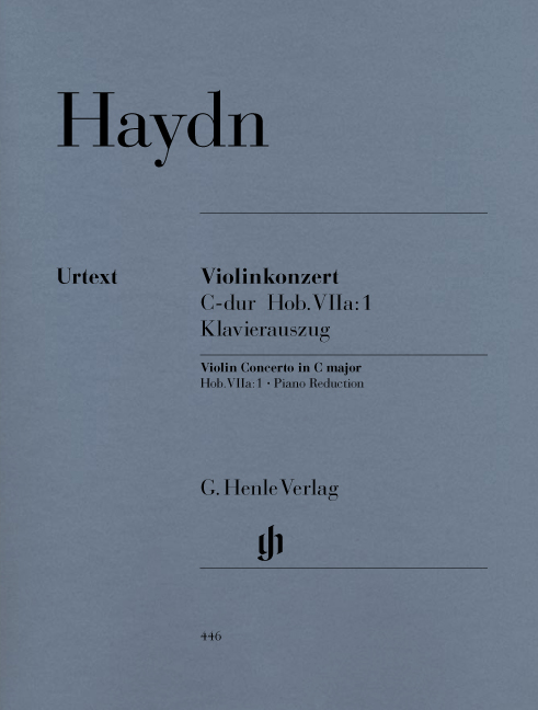Front Cover Image Konzert für Violine und Orchester C-Dur Hob. VIIa:1